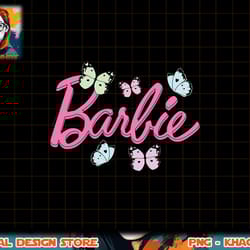 barbie - butterflies logo png, sublimation copy