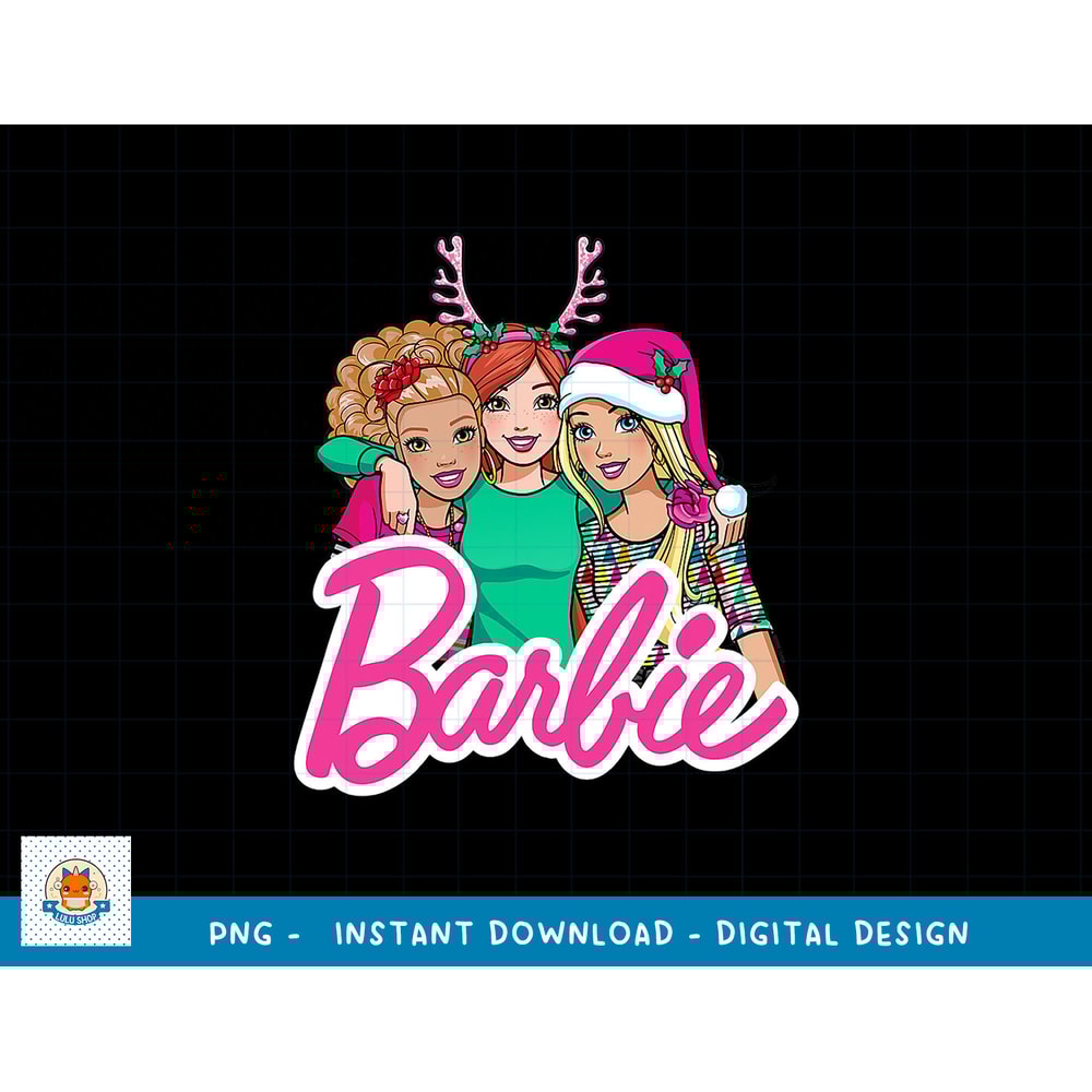 Barbie - Christmas - Best Friends png, sublimation copy.jpg