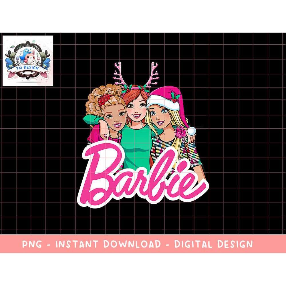 Barbie - Christmas - Best Friends png, sublimation copy.jpg