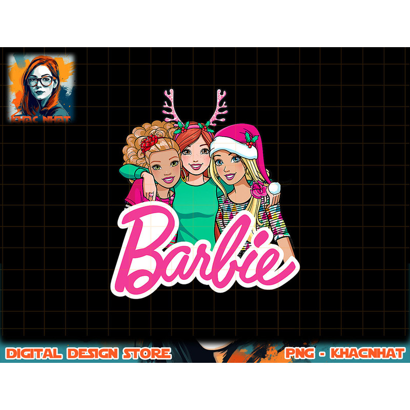 Barbie - Christmas - Best Friends png, sublimation copy.jpg