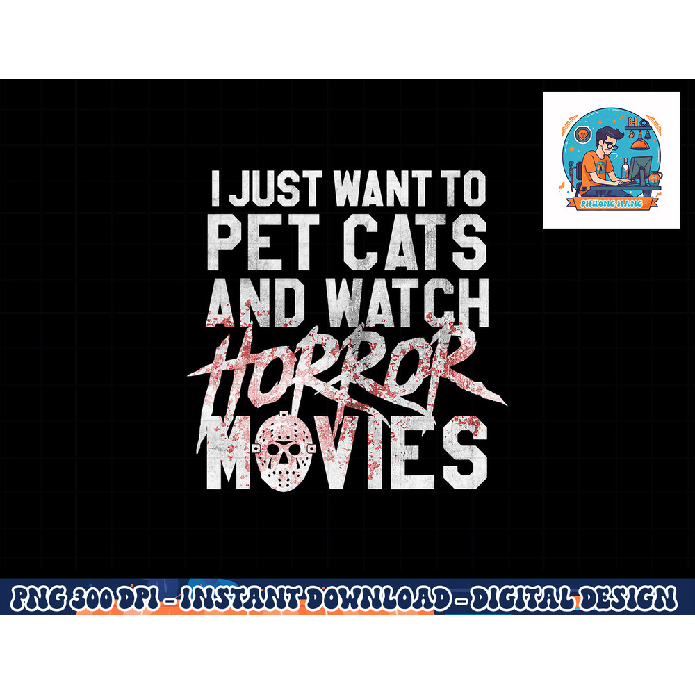 Funny Horror Movie Fan - Halloween Cat Lover Gift png, sublimation copy.jpg