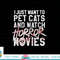 Funny Horror Movie Fan - Halloween Cat Lover Gift png, sublimation copy.jpg