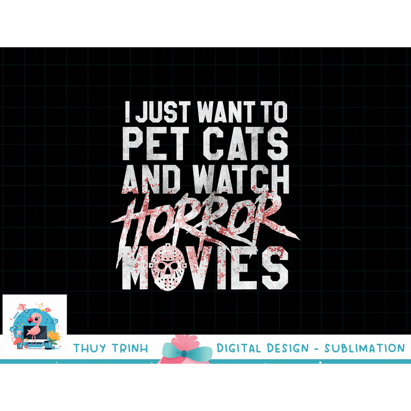 Funny Horror Movie Fan - Halloween Cat Lover Gift png, sublimation copy.jpg