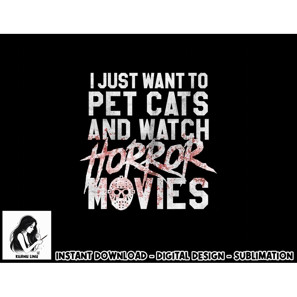 Funny Horror Movie Fan - Halloween Cat Lover Gift png, sublimation copy.jpg