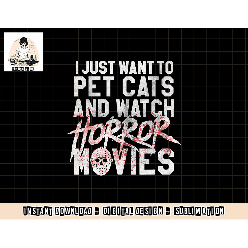 Funny Horror Movie Fan - Halloween Cat Lover Gift png, sublimation copy.jpg