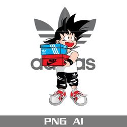 goku adidas png, dragon ball adidas original png, adidas logo png, dragon ball png, ai digital file