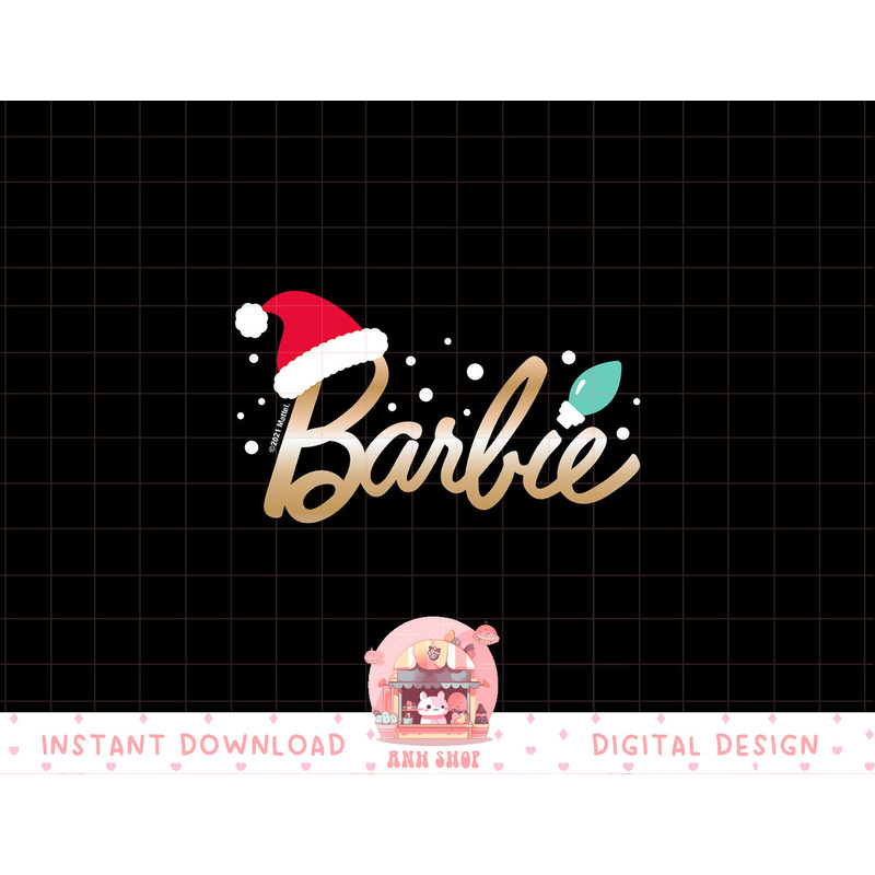 Barbie - Christmas - Logo Santa Hat png, sublimation copy.jpg