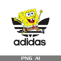 spongebob adidas png, adidas logo png, spongebob png, cartoon adidas png, ai digital file