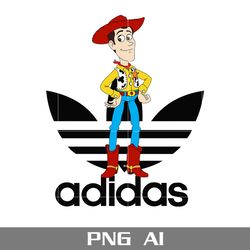 woody adidas png, adidas logo png, toy story png, cartoon adidas png, ai digital file
