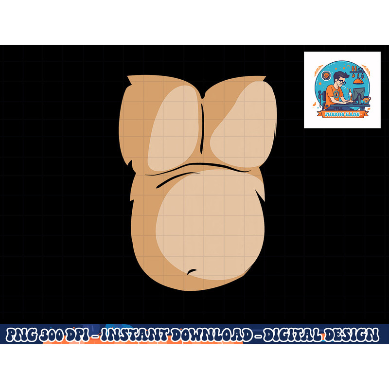 Funny Monkey Gorilla Hairy Chest Costume T Shirt Tee Tshirt png, sublimation copy.jpg