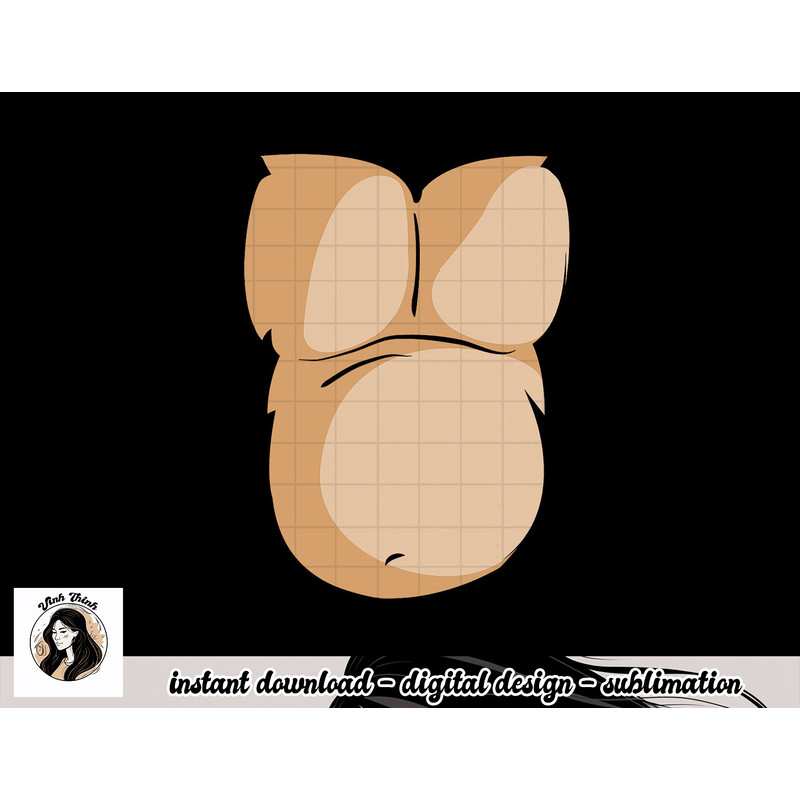 Funny Monkey Gorilla Hairy Chest Costume T Shirt Tee Tshirt png, sublimation copy.jpg