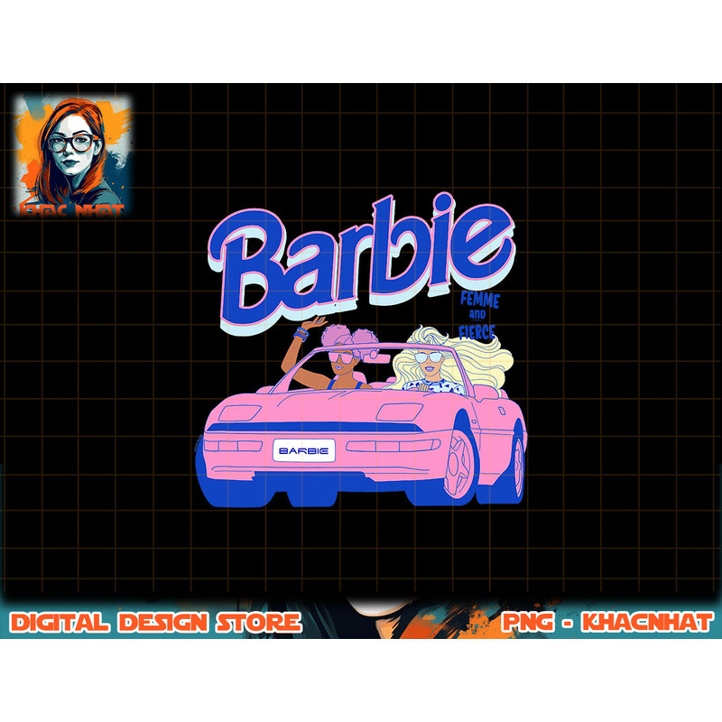Barbie - Femme And Fierce Racer png, sublimation copy.jpg