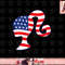 Barbie - Fourth of July - Flag Profile png, sublimation copy.jpg