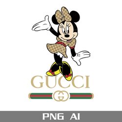 gucci minnie mousepng, minnie fashion brand png, disney gucci png, gucci logo png, ai digital file