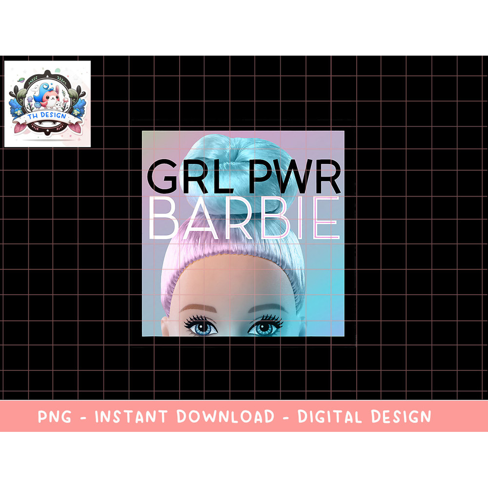 Barbie - GRL PWR (Girl Power) png, sublimation copy.jpg