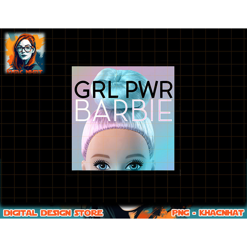 Barbie - GRL PWR (Girl Power) png, sublimation copy.jpg