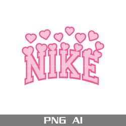 nike hearts valentine day logo png, nike logo png, valentine day png, ai digital file