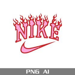 nike logo valentine pink fire png, nike logo png, valentine day png, valentine pink fire png, ai file