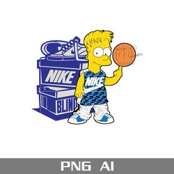 nike box x bart simpson png, nike logo png, bart simpson png, sport fashion logo png, ai digital file