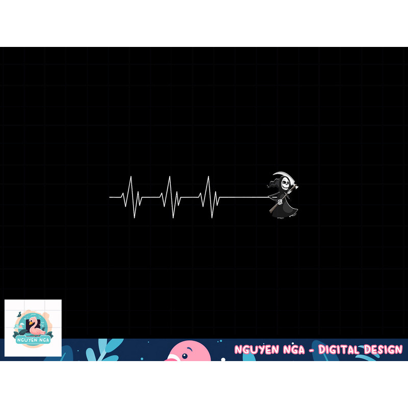 Grim Reaper Heartbeat EKG Black Humor Death Halloween png, sublimation copy.jpg