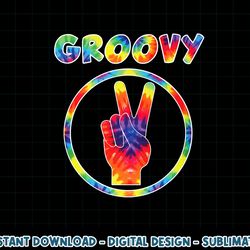 groovy 70 s tie dye png, sublimation - vintage tee for retro party copy