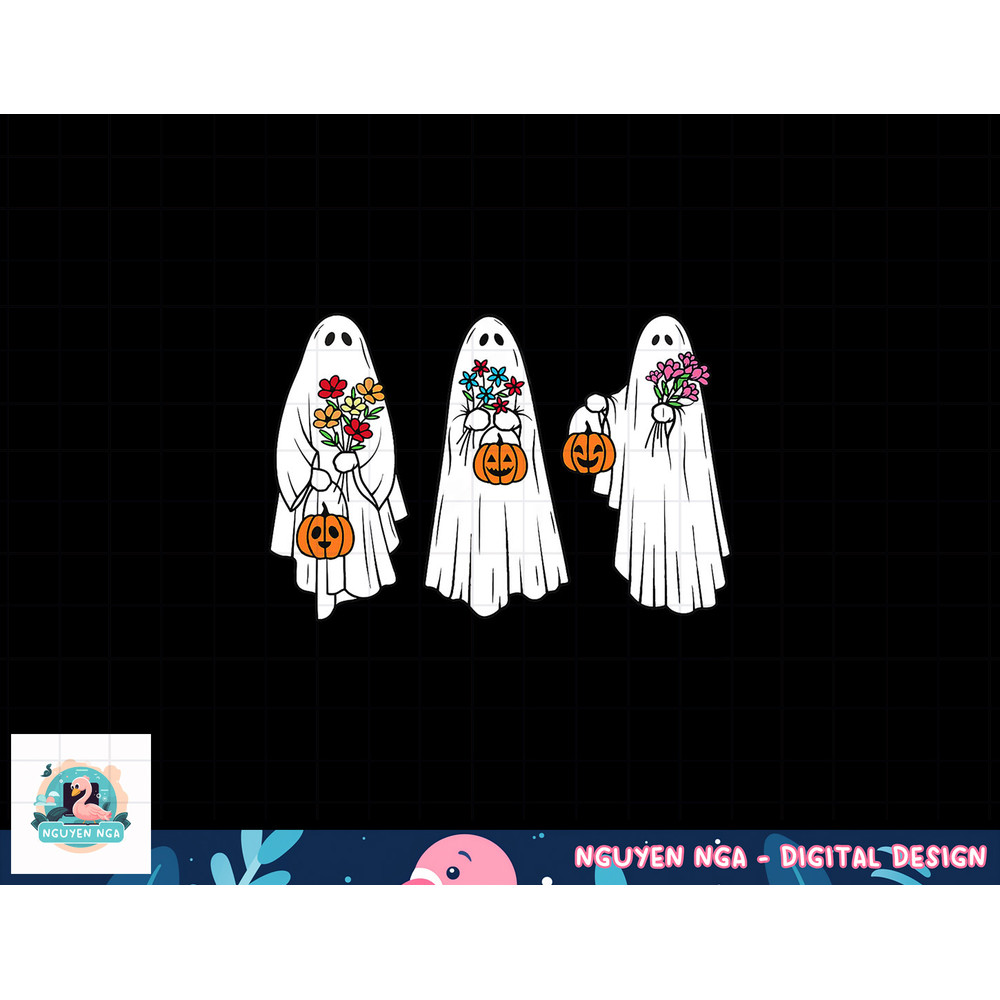 Groovy Vintage Floral Ghost Cute Halloween Spooky Season png, sublimation copy.jpg