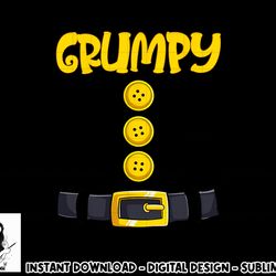grumpy halloween dwarf costume color matching png, sublimation copy
