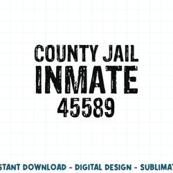 halloween county jail inmate prisoner costume party png, sublimation copy