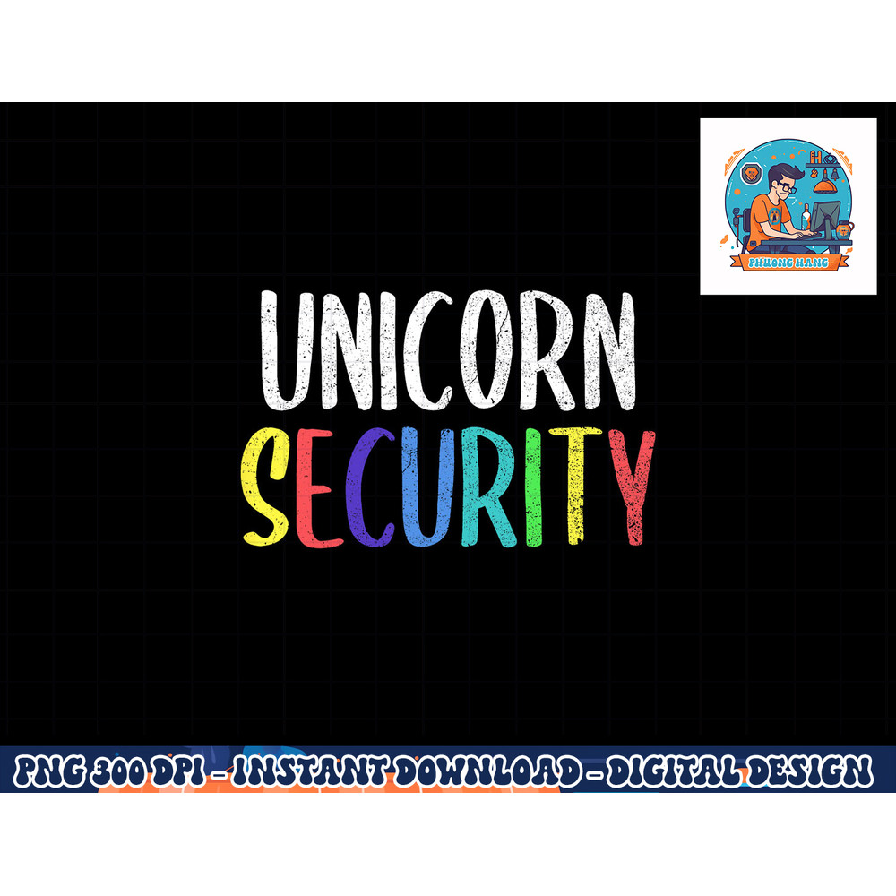 Halloween Dad Mom Daughter Adult Costume, Unicorn Security png, sublimation copy.jpg
