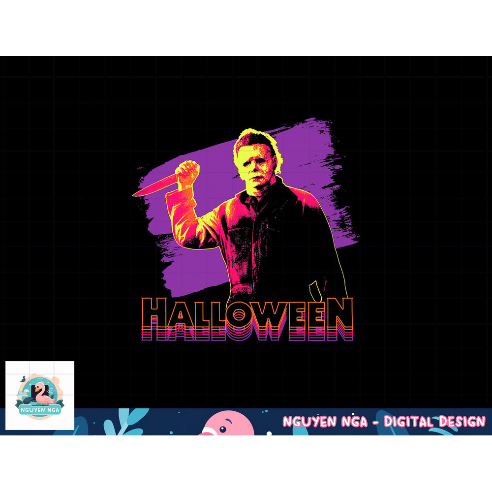 Halloween Michael Myers Neon Portrait png, sublimation copy.jpg
