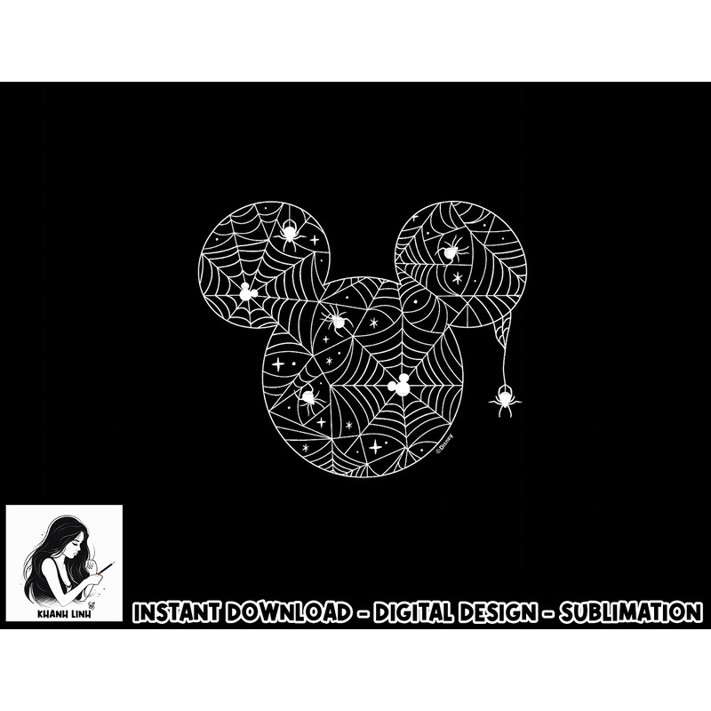 Halloween Mickey Spider Web Ears png, sublimation copy.jpg