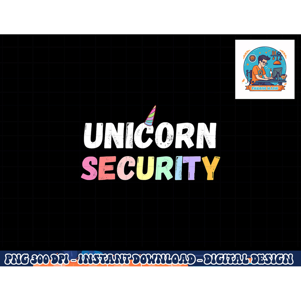 Halloween Mother Daughter Costume Unicorn Security Dad Mom png, sublimation copy.jpg