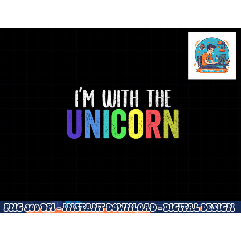 Halloween Parent Daughter Adult Costume I m With The Unicorn png, sublimation copy.jpg