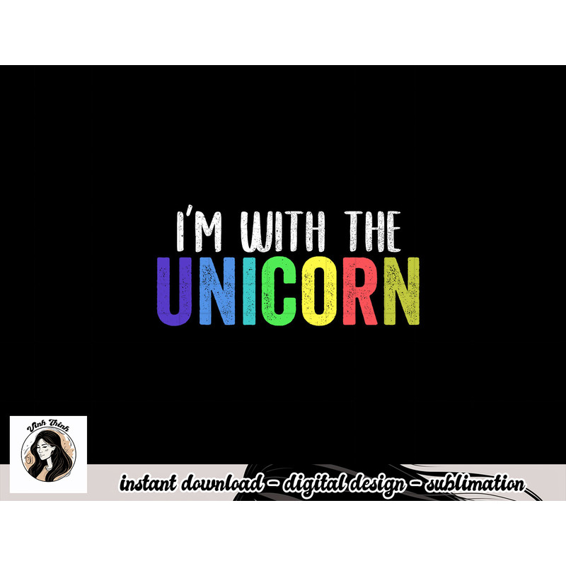 Halloween Parent Daughter Adult Costume I m With The Unicorn png, sublimation copy.jpg