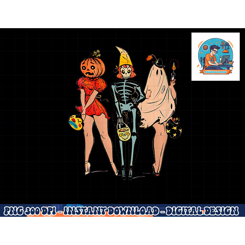 Halloween Witch Pin Up Retro Vintage Pumpkin Women png, sublimation copy.jpg