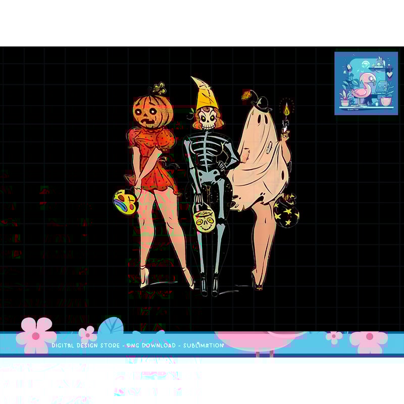 Halloween Witch Pin Up Retro Vintage Pumpkin Women png, sublimation copy.jpg