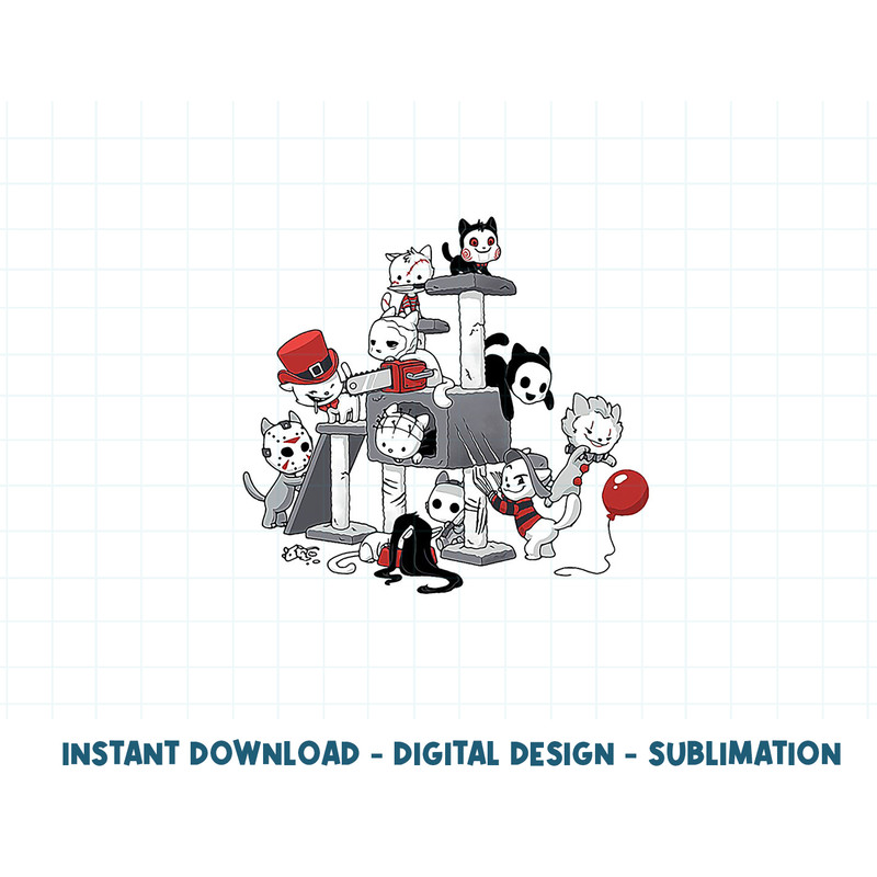 Horror Movies Cat Funny Halloween png, sublimation copy.jpg
