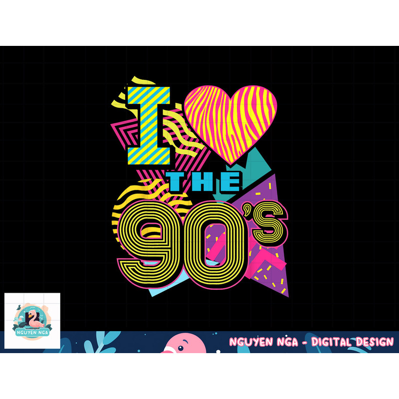 I Love the 90 s 1990s Nostalgia 80s Baby Retro Party Costume png, sublimation copy.jpg