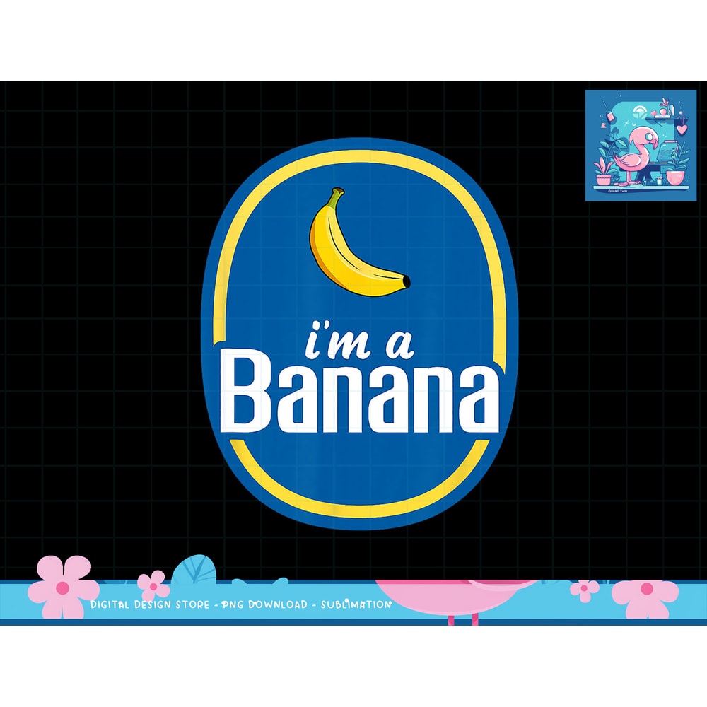I m A Banana Costume Halloween Fruit Sticker Yellow Funny png, sublimation copy.jpg