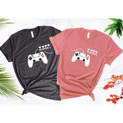 player 1 player 2 shirts, gamer matching shirts, valentines day shirt, couple matching shirts, gift for couple, just mar