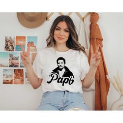 vintage pedro pascal in 90's/y2k style tribute tshirt, pedro pascal meme, pedro papi, massive talent, daddy pedro, manda
