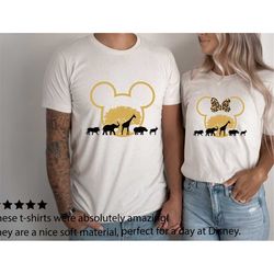 disney animal kingdom shirt, mickey and minnie safari shirt, animal kingdom family trip shirt, disney mickey and minnie