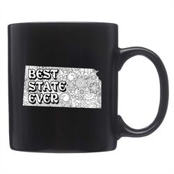 kansas mug, kansas gift, ks mug, ks gift, kansas cup, wichita mug, home state mug, kansas state, kansas city mug, cute k