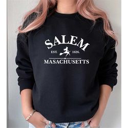 salem massachusetts sweatshirt, salem shirt, sanderson sisters sweatshirt, cute halloween sweatshirt, halloween witch wo