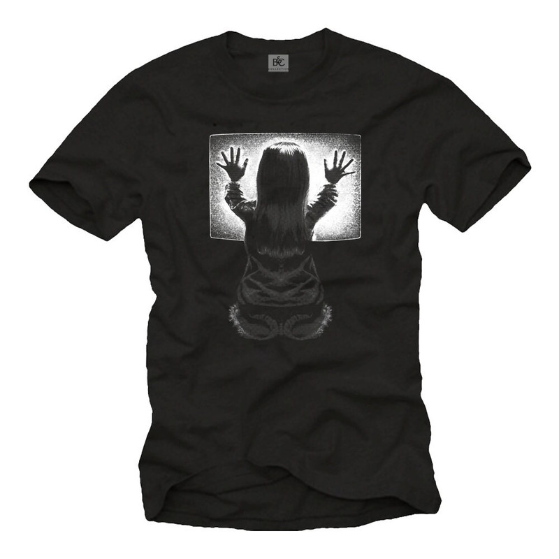 Cool horror HALLOWEEN T-Shirt for Men with Poltergeist movie print Black Halloween Costume S-XXXXXL - 1.jpg