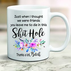 retirement mug, retirement gifts for women, coworker leaving gift, funny going away, goodbye gift for her, funny retirem