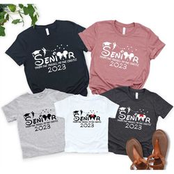senior 2023 shirt, disney graduation shirt, disney senior shirt, class of 2023, 2023 graduation, senior class, from the
