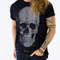Cool Punk Biker T-Shirt for Men with Skull print grey, HALLOWEEN Size S-XXXXXL - 4.jpg