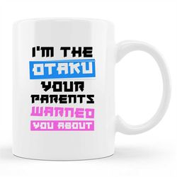 funny otaku mug, funny otaku gift, anime mug, manga mug, anime party, anime lover gift, funny anime mug, anime gift, ani