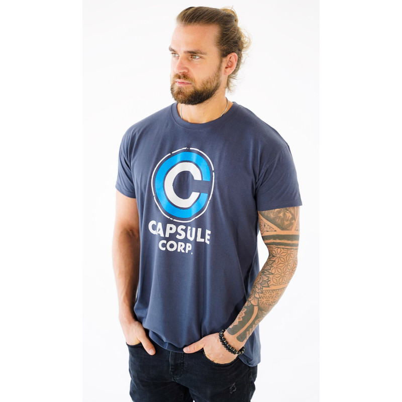 MAKAYA Capsule Corp Dragon T-Shirt for Men dark grey S-XXXXXL - 2.jpg